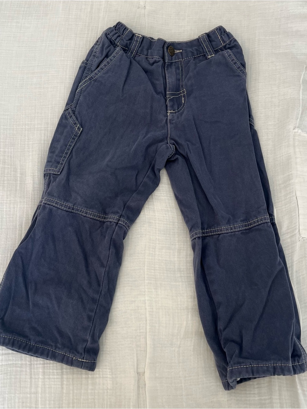 Mini Boden Slate Blue Kids Cargo Pants